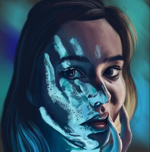 Neon Hand